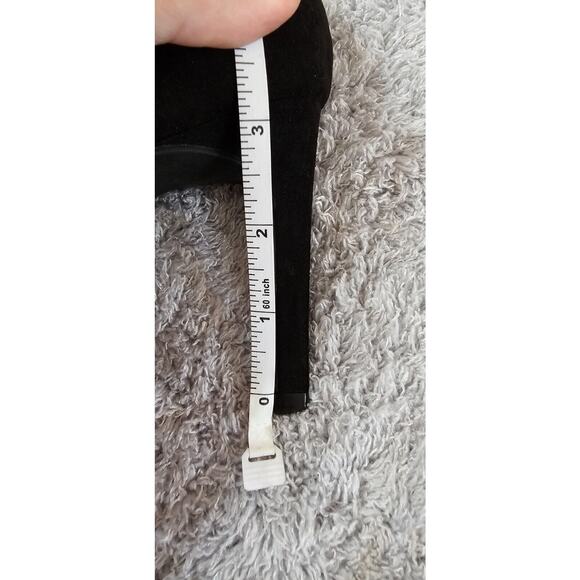 New UNISA Black D'Orsay Ankle Chain Strap Heels Closed Toe 3" stiletto Sz 10 M - Picture 6 of 6